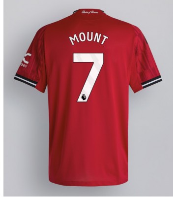 Manchester United Mason Mount #7 Replika Hjemmebanetrøje 2025-26 Kortærmet
